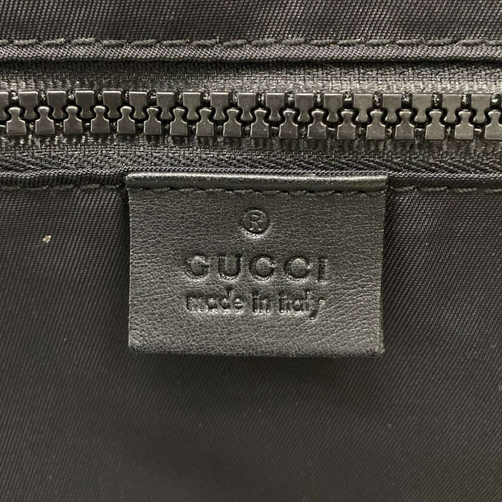 Gucci GG Supreme Suitcase 170668 Black Dark Gray PVC Leather - Picture 9 of 15